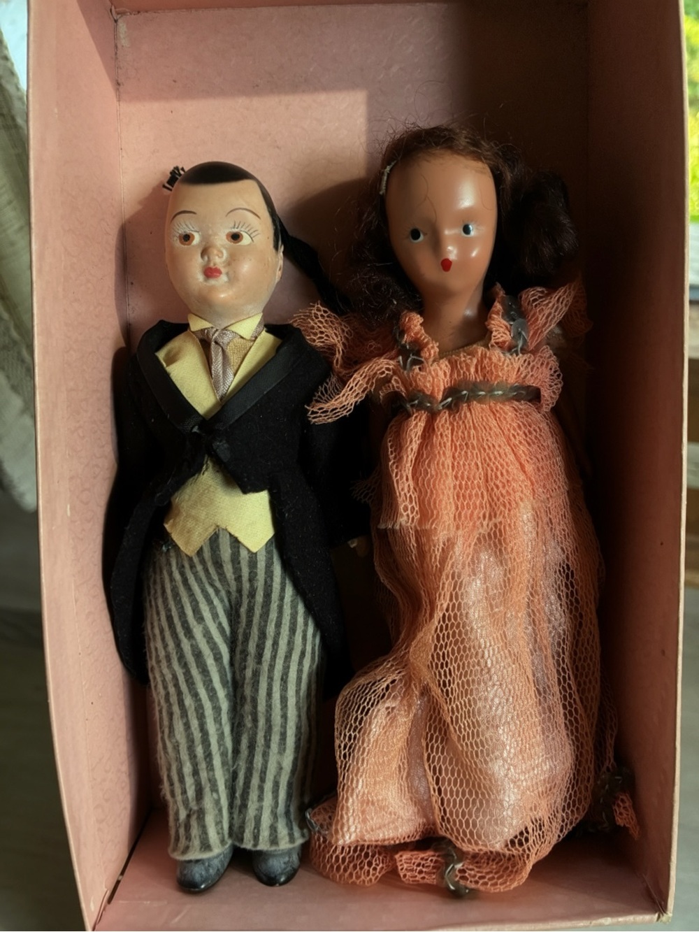Vintage 1940’s Virga Bride and Groom